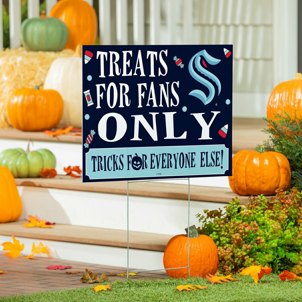 Seattle Kraken Yard Sign, Halloween Treats for Fans - NHL Home