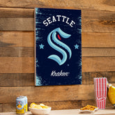 Seattle Kraken Wood Wall Sign, 16x24 - NHL Home