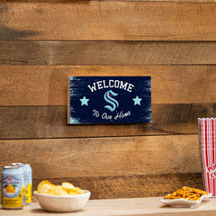 Seattle Kraken Wood Wall Sign, 6x11 - NHL Home