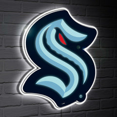 Seattle Kraken LED Wall Decor, Glazelite, Logo - NHL Home