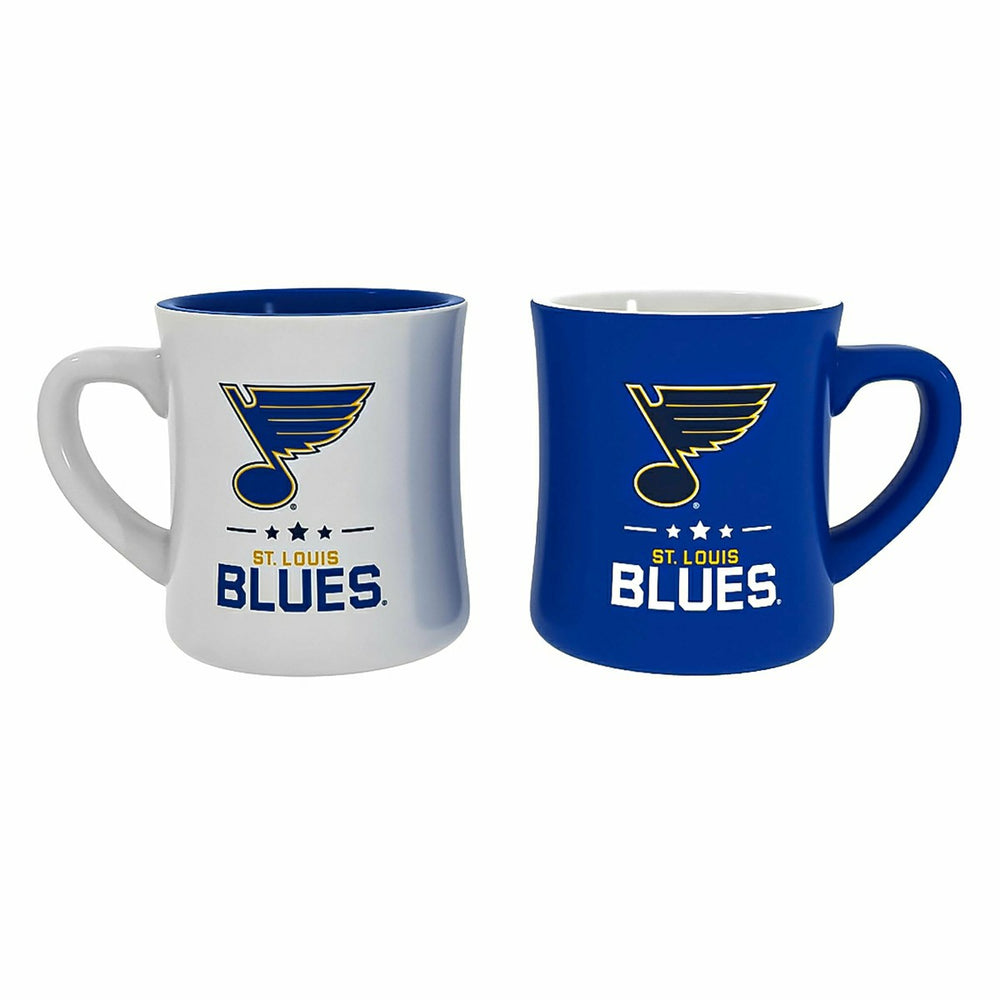 St Louis Blues 10oz Ceramic Cup Set, 2pc - NHL Home