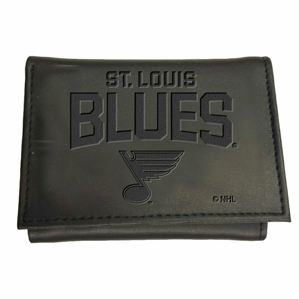 St Louis Blues, Tri-Fold Wallet, Black - NHL Home