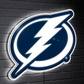 Tampa Bay Lightning LED Wall Decor, Glazelite, Logo - NHL Home