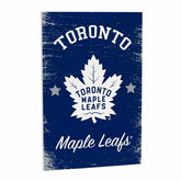 Toronto Maple Leafs Wood Wall Sign, 16x24 - NHL Home