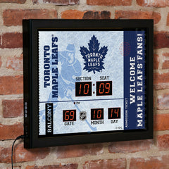 Scoreboard Wall Clock, Toronto Maple Leafs - NHL Home