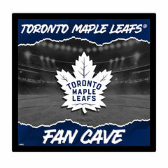 Toronto Maple Leafs 23"H x 23"L LED Wall Decor, Edgelite, Square - NHL Home
