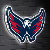 Washington Capitals LED Wall Decor, Glazelite, Logo - NHL Home