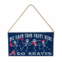 Atlanta Braves Halloween Wood Wall Sign, 6x11 - MLB Home