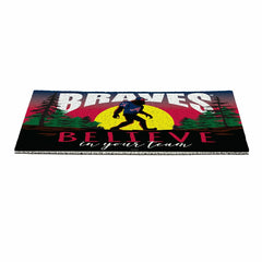 Atlanta Braves Bigfoot PVC Mat, 28"x16" - MLB