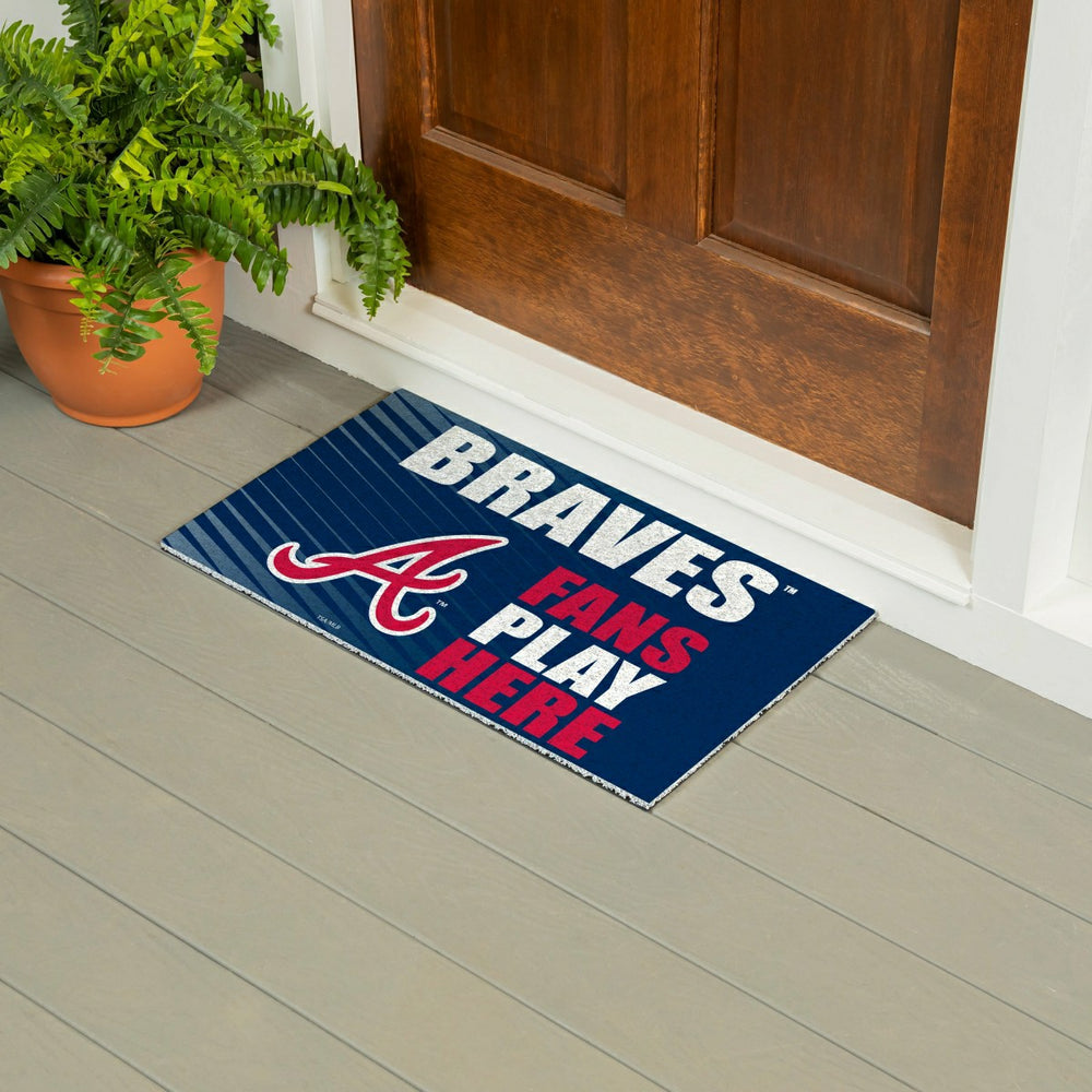 Atlanta Braves Fan Mat, 28"x16" - MLB