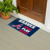 Atlanta Braves Fan Mat, 28"x16" - MLB