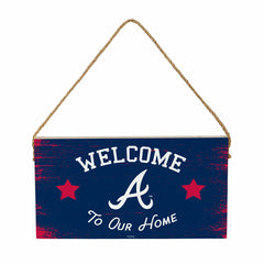 Atlanta Braves Wood Wall Sign, 6x11 - MLB Home