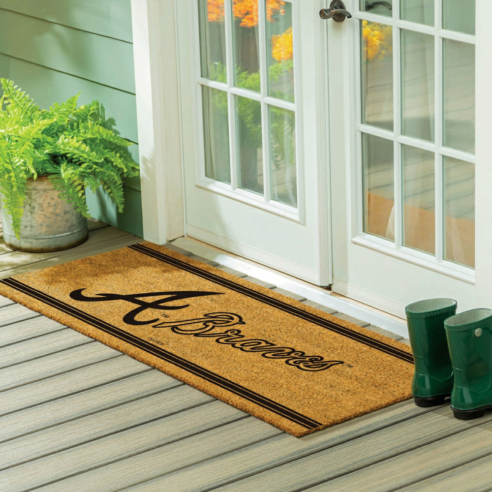 Atlanta Braves Extra Large One Color Coir Mat, 60"x24" - MLB