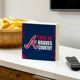 Atlanta Braves Plock, Down Home Fans, 6x6 - MLB Home