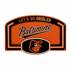 Baltimore Orioles USA Embossed Steel Wall Sign, 11" x 17" - MLB Home