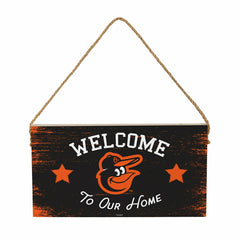 Baltimore Orioles Wood Wall Sign, 6x11 - MLB Home