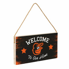 Baltimore Orioles Wood Wall Sign, 6x11 - MLB Home