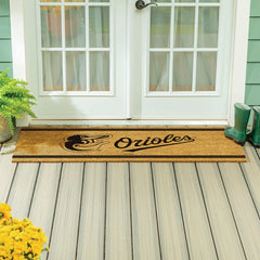 Baltimore Orioles Extra Large One Color Coir Mat, 60"x24" - MLB
