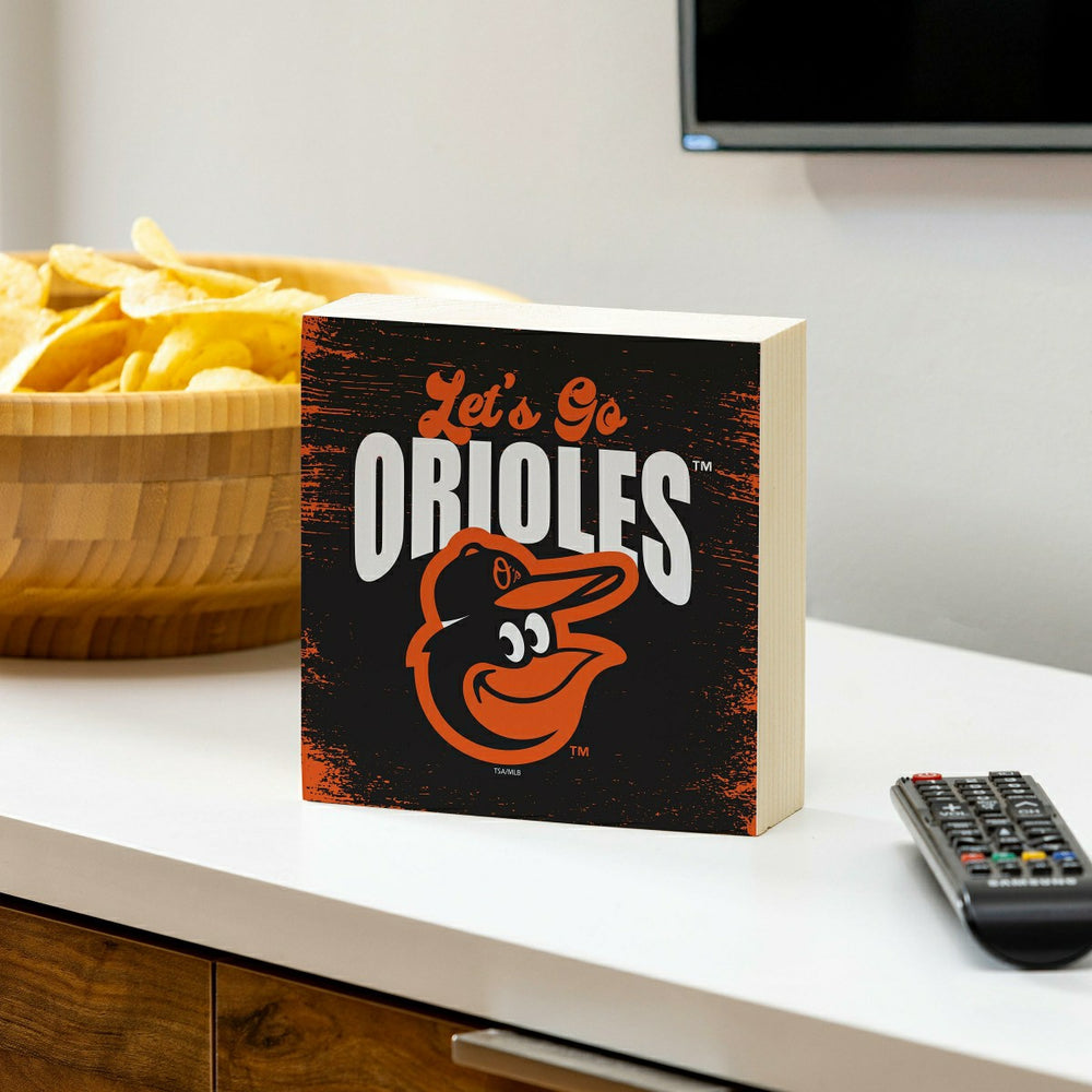 Baltimore Orioles Plock, Down Home Fans, 6x6 - MLB Home