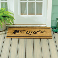 Baltimore Orioles Large One Color Coir Mat, 36"x24" - MLB