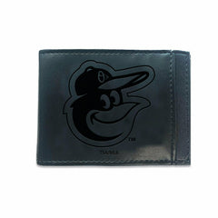 Baltimore Orioles Front Pocket Wallet w/ RFID Blocking Black - MLB Home