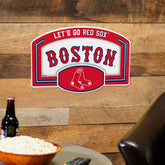 Boston Red Sox USA Embossed Steel Wall Sign, 11" x 17" - MLB Home