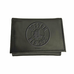 Boston Red Sox Tri-Fold Wallet Black - MLB Home