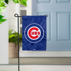 Chicago Cubs Appliqué Garden Flag - MLB