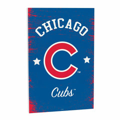 Chicago Cubs Wood Wall Sign, 16x24 - MLB Home