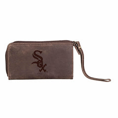 Chicago White Sox Wristlet Wallet Brown - MLB Home