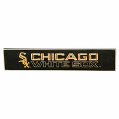 Chicago White Sox Engraved Wood Sign, 3.5" x 18" - MLB Home