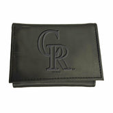 Colorado Rockies Tri-Fold Wallet Black - MLB Home