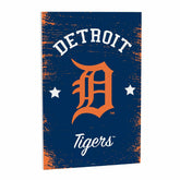Detroit Tigers Wood Wall Sign, 16x24 - MLB Home