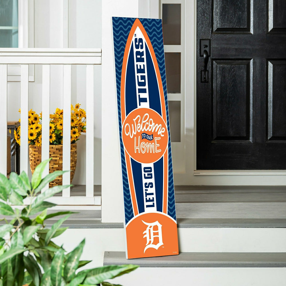 Detroit Tigers Summer Seasonal Surfboard ECM Exclusive 47" Single Side - MLB Home