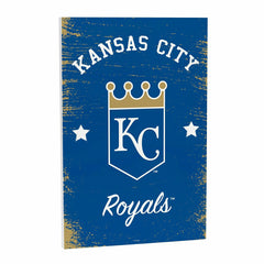 Kansas City Royals Wood Wall Sign, 16x24 - MLB Home