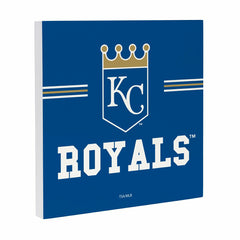 Kansas City Royals Wood Wall Sign, 12x12 - MLB Home