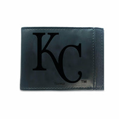 Kansas City Royals Front Pocket Wallet w/ RFID Blocking Black - MLB Home