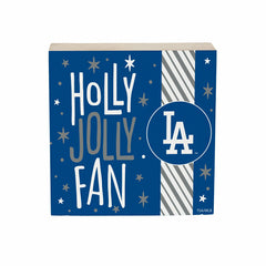Los Angeles Dodgers Block, Holiday, 6x6 - MLB Home