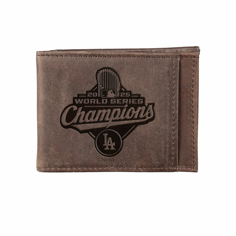 Los Angeles Dodgers, World Series 2025 Front Pocket Wallet, Brown - MLB Home