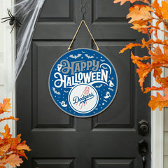 Los Angeles Dodgers Halloween Round Door Décor with Hanging Rope, 18x1 - MLB Home