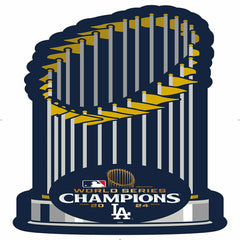 Los Angeles Dodgers LED Wall Decor, Edgelite, WS24 Champions, Trophy S - MLB