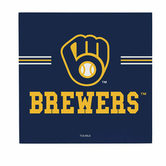 Milwaukee Brewers Wood Wall Sign, 12x12 - MLB Home
