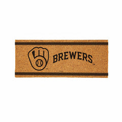 Milwaukee Brewers Extra Large One Color Coir Mat, 60"x24" - MLB