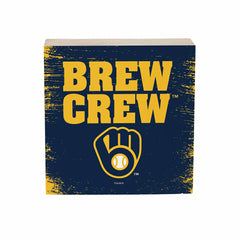 Milwaukee Brewers Plock, Down Home Fans, 6x6 - MLB Home