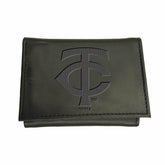 Minnesota Twins Tri-Fold Wallet Black - MLB Home