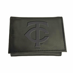 Minnesota Twins Tri-Fold Wallet Black - MLB Home