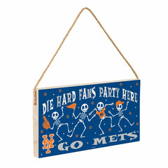 New York Mets Halloween Wood Wall Sign, 6x11 - MLB Home