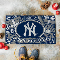 New York Yankees Holiday PVC Mat, 28"x16" - MLB