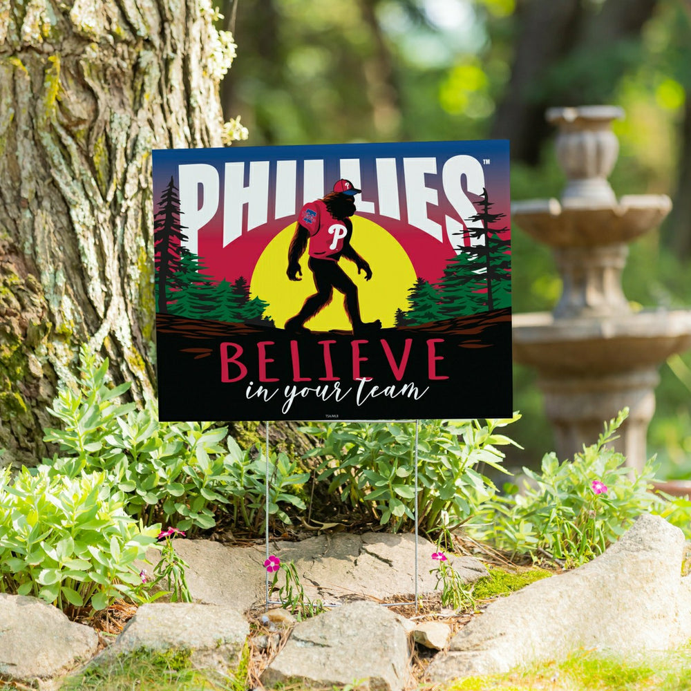 Philadelphia Phillies Yard Sign, Bigfoot - MLB Home