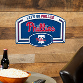 Philadelphia Phillies USA Embossed Steel Wall Sign, 11" x 17" - MLB Home